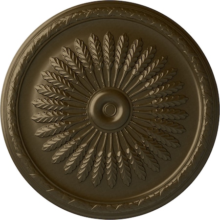 Juniper Ceiling Medallion (Fits Canopies Up To 7), Hand-Painted Brass, 36OD X 1 1/2P